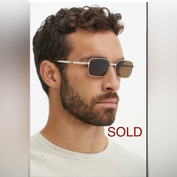 Gucci Gold Sunglasses - Picture 1 of 11